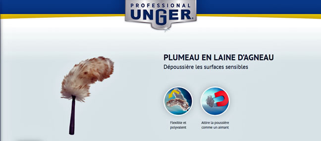 Plumeau Unger Poil d'agneau