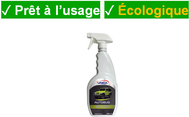 Autobug Nettoyeur démoustiqueur pour surfaces de carrosserie Unica 