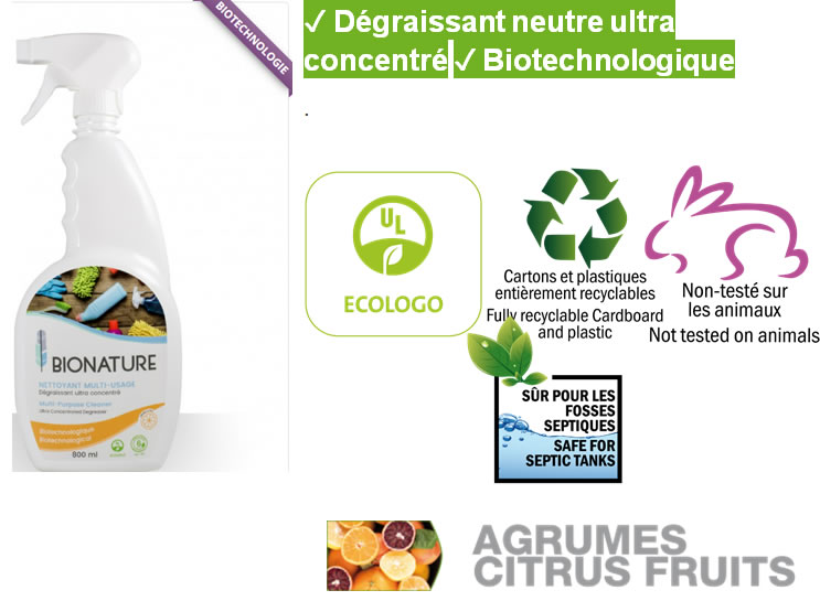 Nettoyant neutre multi-usage Bionature