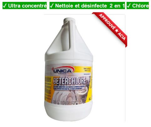 Nettoyants - Désinfectants Deterchlore Unica